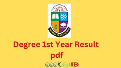 Degree 1st Year Result