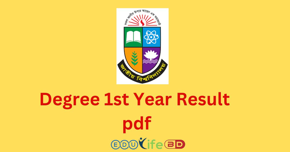 Degree 1st Year Result