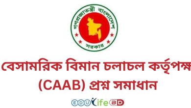 বেসামরিক বিমান চলাচল কর্তৃপক্ষ (CAAB) প্রশ্ন সমাধান