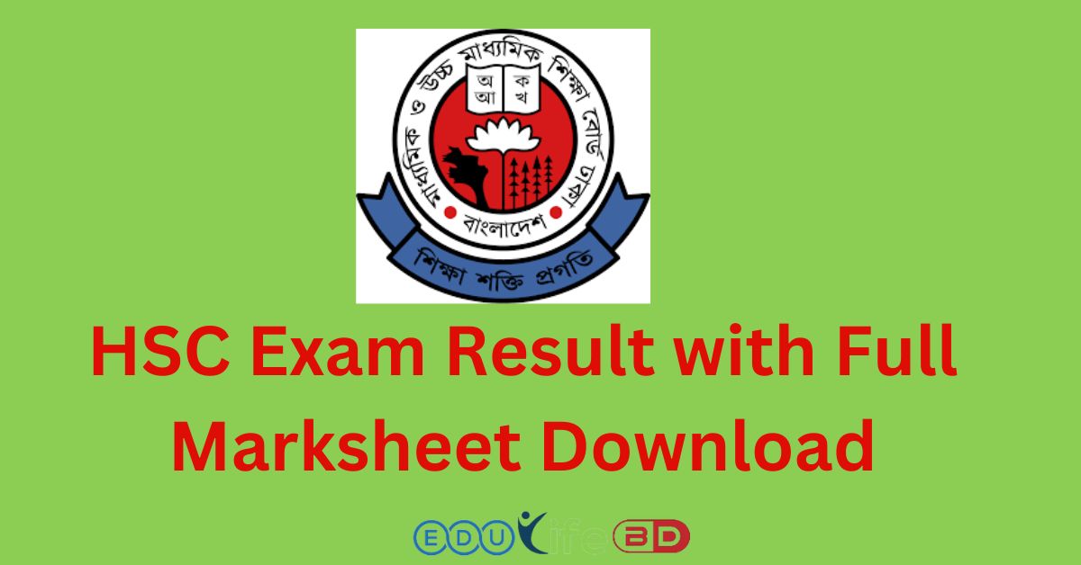 HSC Exam Result 2024 with Full Marksheet Download