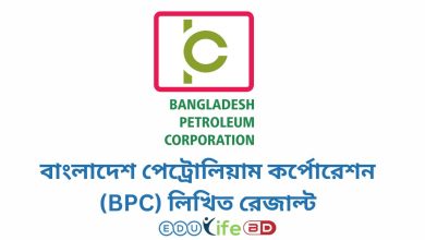 বাংলাদেশ পেট্রোলিয়াম কর্পোরেশন (BPC) লিখিত রেজাল্ট